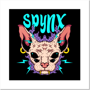 Sphynx cat Posters and Art